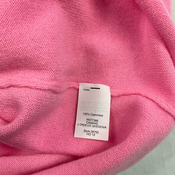 J.Crew Collection Italian Cashmere Sweater Short Sleeve Soft Knit Top Pink Small - Picture 8 of 10